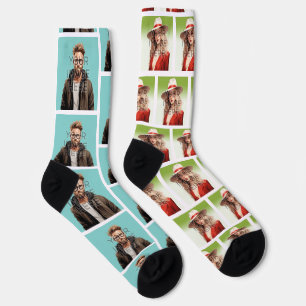Calcetines Personalizado personalizado de adición de fotos de