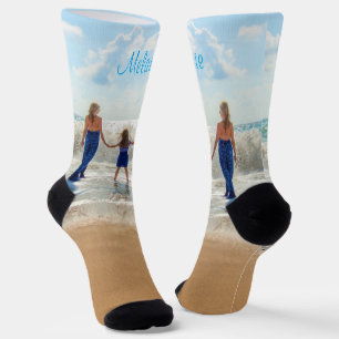 Calcetines Personalizado tus sockets de fotos con texto de no