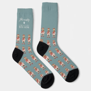 Calcetines Personalizado Verde azulado de Yorkshire Terrier Y