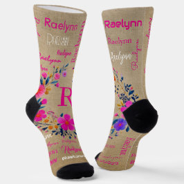 Calcetines Personalizados Agrega Tu Nombre 