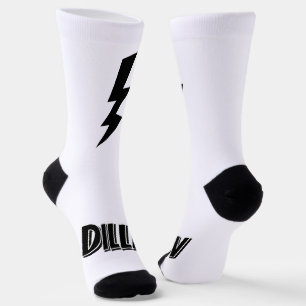Calcetines personalizados con diseño de rayo