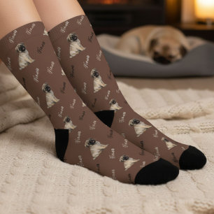 Calcetines personalizados con foto de perro
