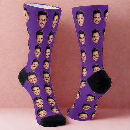 Calcetines personalizados con varias caras