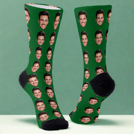 Calcetines personalizados con varias caras, añade 