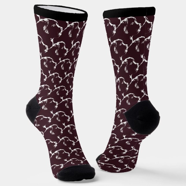 Calcetines personalizados de cachorro de Terranova (Angular)