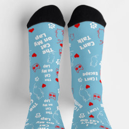 Calcetines personalizados de gato para amantes de