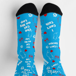 Calcetines personalizados de gato para amantes de