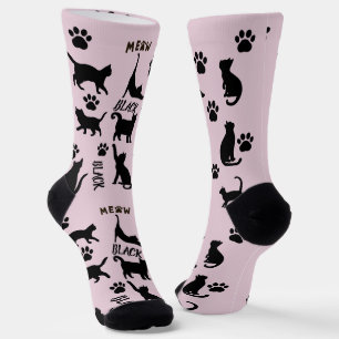 Calcetines personalizados de gato vacío Regalo d