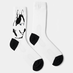 Calcetines personalizados de Husky Siberiano