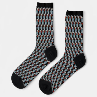 Calcetines personalizados de loro gris africano