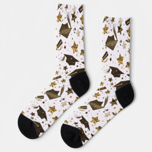 Calcetines personalizados de oro para fotos de últ
