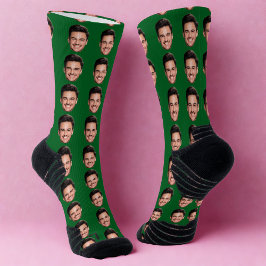 Calcetines personalizados de varias caras, añade t