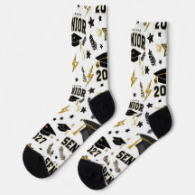 Calcetines personalizados para fotos de graduación