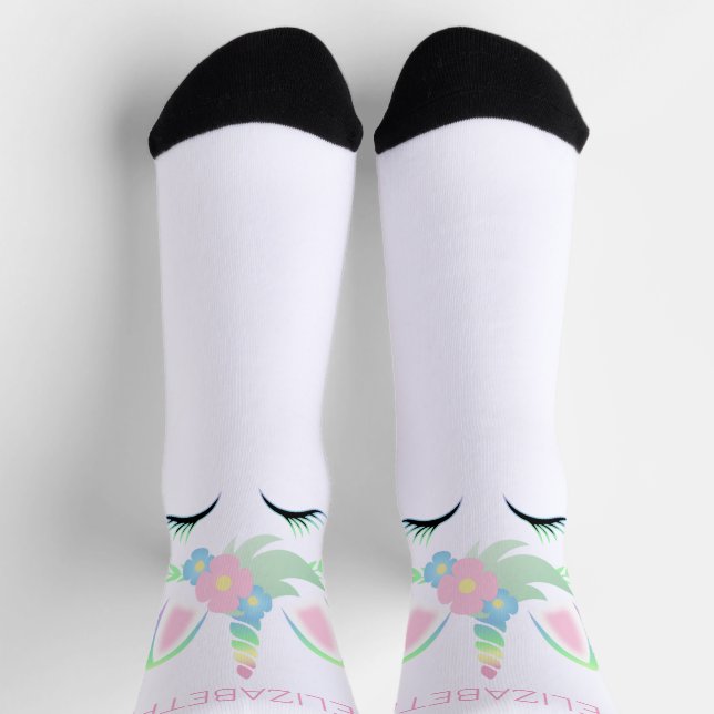 Calcetines Personalizar unicornio (Arriba)
