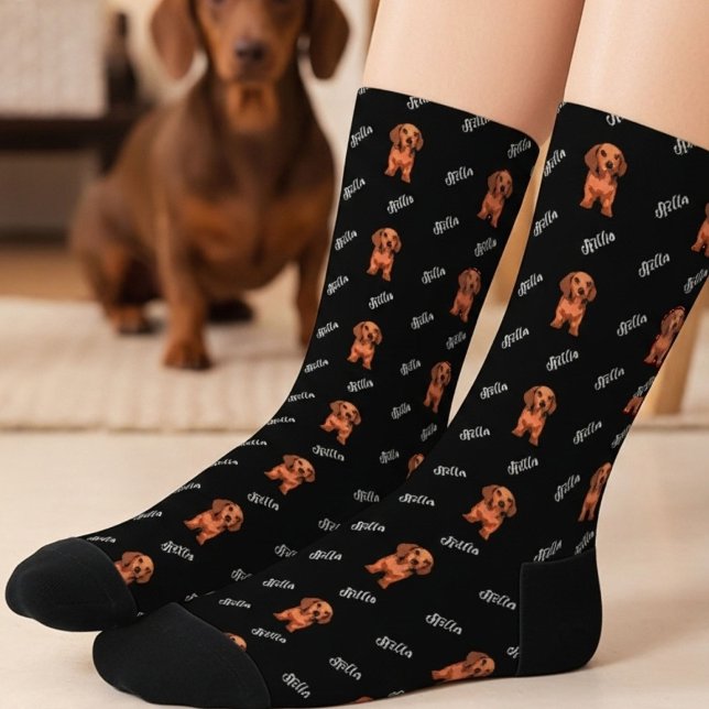 Calcetines Personalized Dog Photo Socks (Subido por el creador)