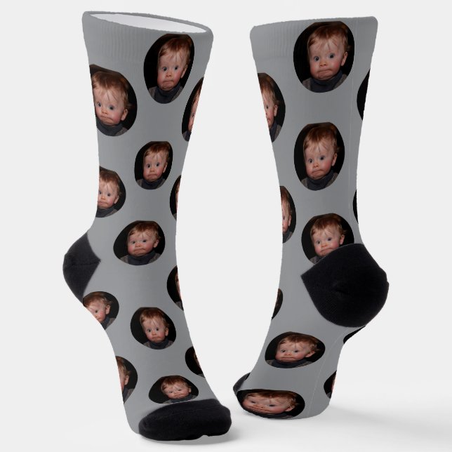 Calcetines Personalized Funny Face Photo  (Angular)