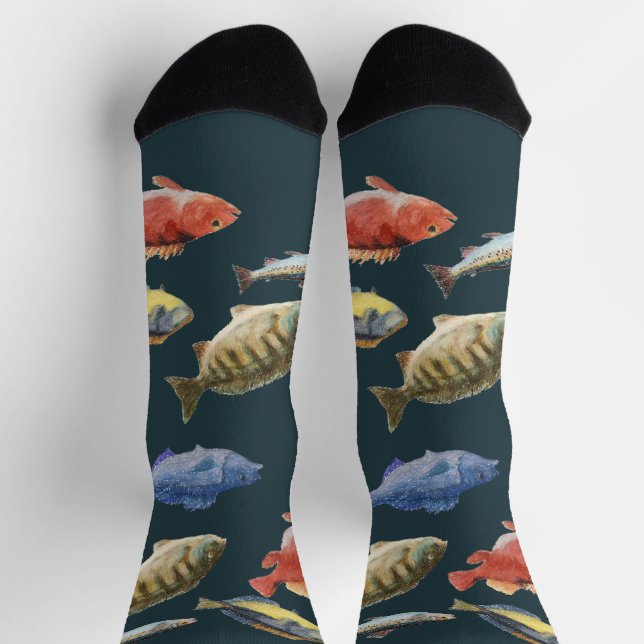 Calcetines Pescado pintado (Arriba)