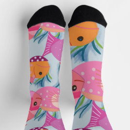 Calcetines Pez rosa