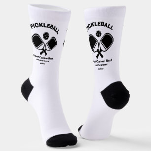 Calcetines Pickleball Club Paddle & Ball Personalizado