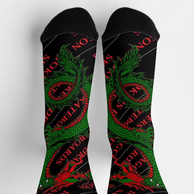 Calcetines Pie de Nuevos Dragones JDS (Arriba)