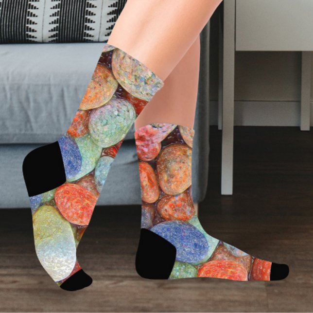 Calcetines Piedras, piedras y rocas de colores (Subido por el creador)