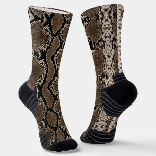 Calcetines Piel de Serpiente Pitón de Roca Falsa