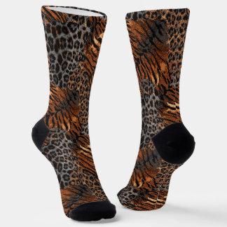 Calcetines Piel de tigre leopardo de moda