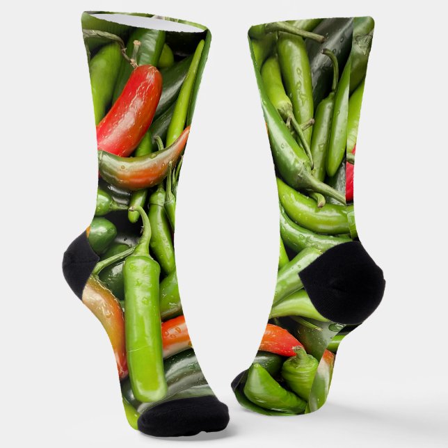 Calcetines Pila De Pescadores Verdes En Picante (Angular)