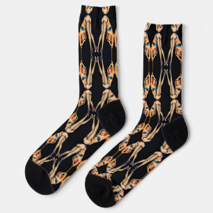 Calcetines Pin-ups Acrobáticos Vintage Thunder_Cove