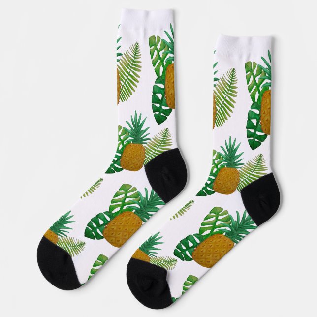 Calcetines Piñas tropicales (Izquierda)