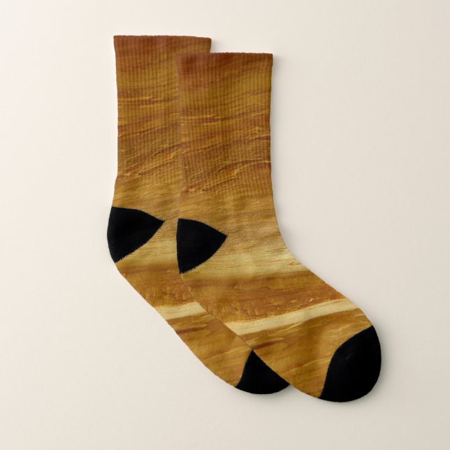 Calcetines Pine Wood II Faux Wooden Textura (Par)