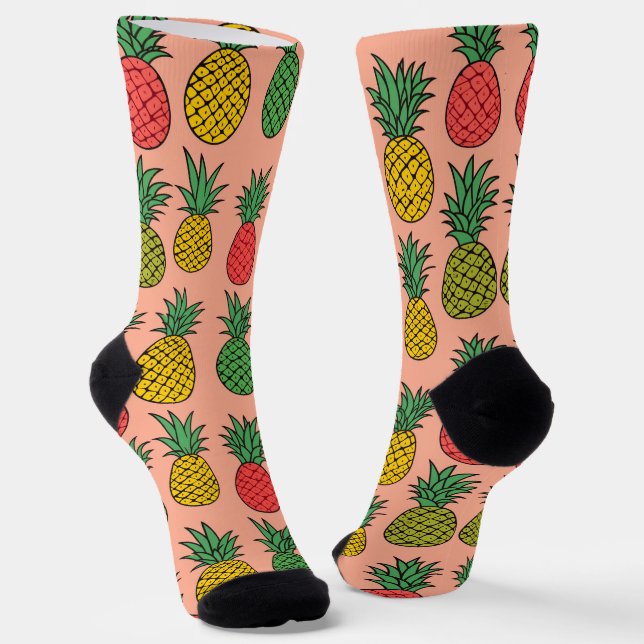 Calcetines Pineapple de color pop (Angular)