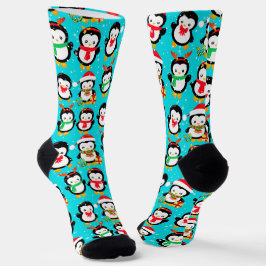 Calcetines Pingüinos guapos en el país de las maravillas del