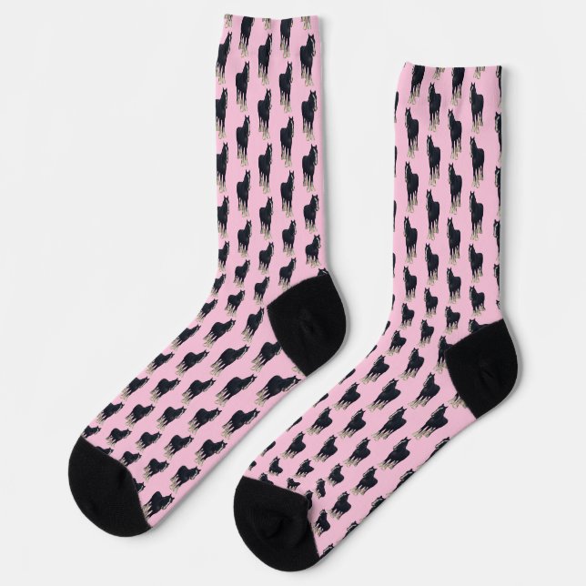 Calcetines Pink horse socks (Izquierda)