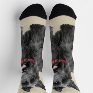 Calcetines Pintado Terrier Escocés - Arte Perro Original