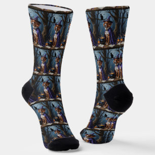 Calcetines Pintura caprichosa de Halloween de Bouviers des Fl