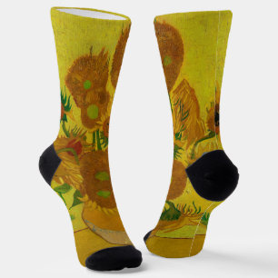 Calcetines Pintura de 15 girasoles de Vincent Van Gogh