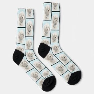 Calcetines Pintura de algodón de tulear Cute Mascota original