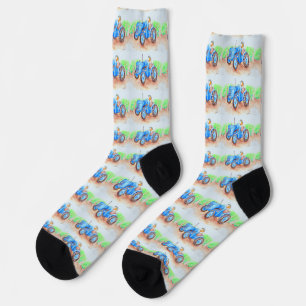 Calcetines Pintura de Conejillo de Indias Granjero Cutie