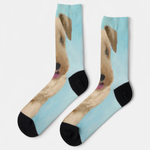Calcetines Pintura de Lakeland Terrier - Arte de Perro Origin