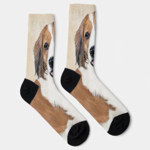 Calcetines Pintura de Nederlandse Kooikerhondje - Arte de per