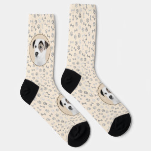 Calcetines Pintura de Parson Jack Russell Terrier - Arte de P