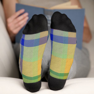 Calcetines Plaid Decorativo