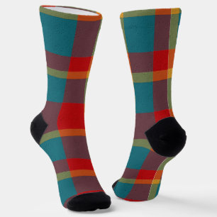 Calcetines Plaid Decorativo