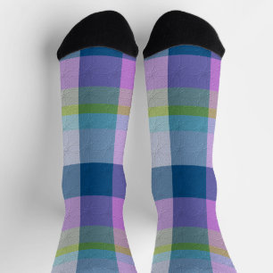 Calcetines Plaid Decorativo