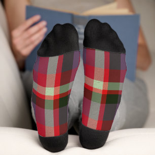 Calcetines Plaid Decorativo