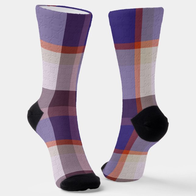 Calcetines Plaid Decorativo (Angular)