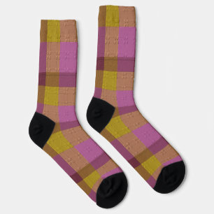 Calcetines Plaid Decorativo