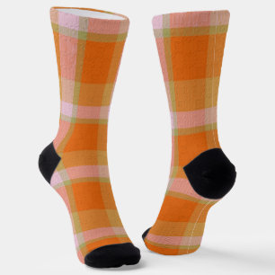 Calcetines Plaid Decorativo