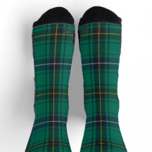 Plaid Henderson Green Black Check Tartan